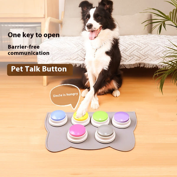 Botones de Comunicación para Perros - Juguete Interactivo de Voz