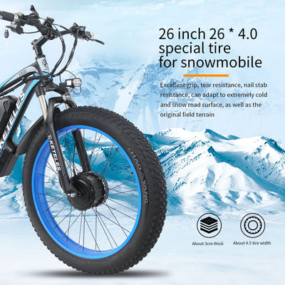 Bicicleta Eléctrica Dual Motor 21 Velocidades con Frenos de Aceite y Batería de Litio - Image 35