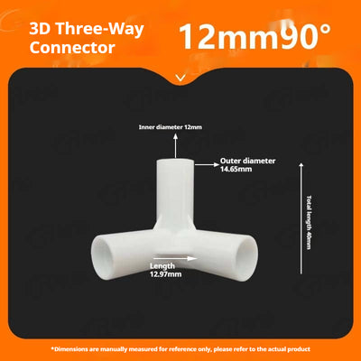 Conector Plástico de Tres Vías en Ángulo Recto - Image 12