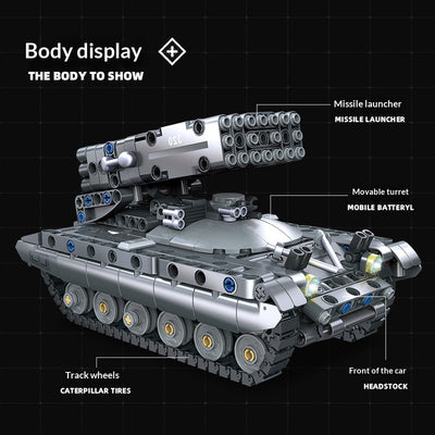 Bloques de Construcción Tanque Pequeños - Regalo Perfecto para Navidad - Image 2