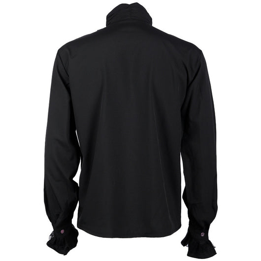 Camisa Gótica de Manga Larga con Cuello Alto y Volantes para Hombre - Image 10