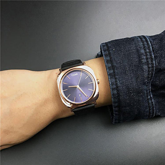Reloj de Negocios Cuadrado para Hombre - Elegancia Profesional - Image 2