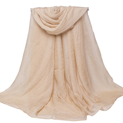 Pañuelo de Seda Simulada para el Sol - Chal Protector UV para Mujer - Image 49