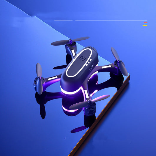 Dron de Fotografía Aérea con LED Degradado y Control Remoto
