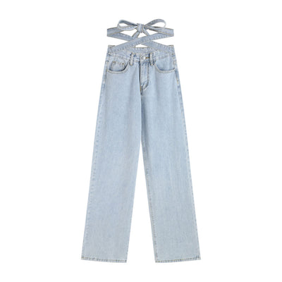 Pantalones Anchos Sueltos con Tiras - Diseño Moderno y Versátil - Image 8