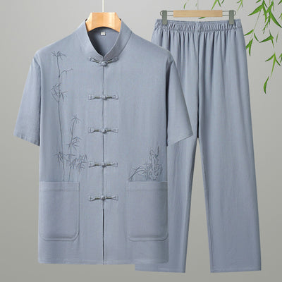 Conjunto de Descanso en Algodón para Abuelos - Cómodo y Elegante - Image 7