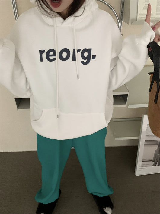 Sudadera Oversized con Capucha en Felpa Gruesa - Talla Plus - Image 15