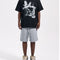 Shorts Tejidos Sueltos Vintage con Guardias