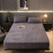 Grey Velvet 3-Piece Set 120 x 200 cm