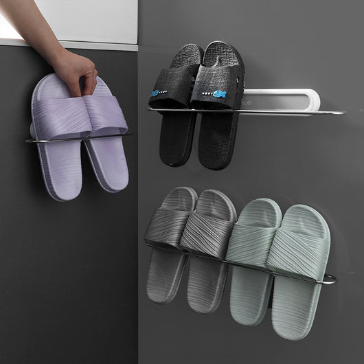 Organizador de Pantuflas y Zapatos sin Perforación - Estante Plegable - Image 5