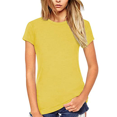 Blusa Clásica de Cuello Redondo Manga Corta - Estilo Europeo - Image 9