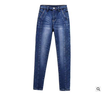 Pantalón Vaquero Slim Fit Talla Grande Mujer Terciopelo Grueso - Image 5