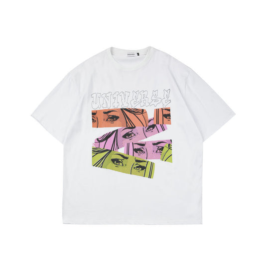 Playera Harajuku Hip Hop Urbana Manga Corta para Hombre - Image 2