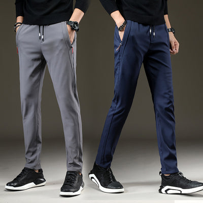 Pantalones Casuales de Seda de Hielo para Hombre - Image 17