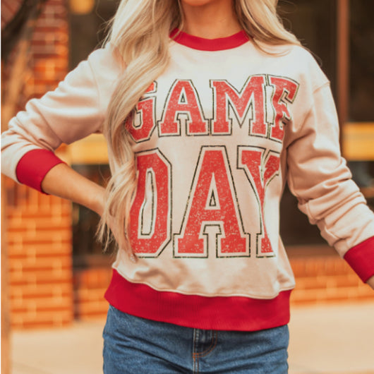 Sudadera Holgada con Detalles de Letras y Gráficos a Rayas - Image 12