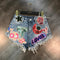 Shorts de Mezclilla con Parches de Lentejuelas Luna y Estrella