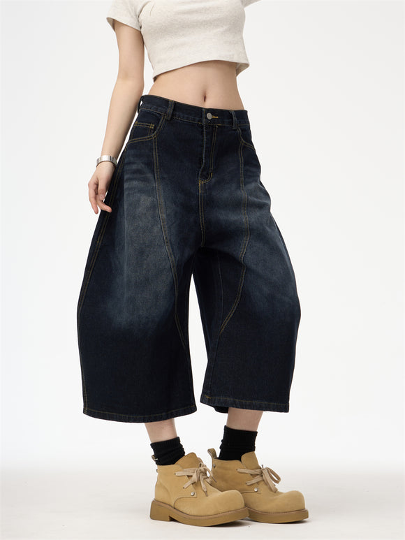 Jeans Retro Americano Primavera con Bordado en Espalda