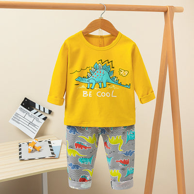 Pijama Infantil Estampado con Diseños Divertidos - Conjunto Cómodo para Casa - Image 7
