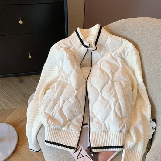 Chaqueta Acolchada de Algodón Retro Americana - Image 5