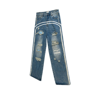 Jeans Perfil Lavado con Doble Barra - Image 4