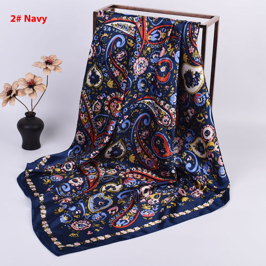 Pañuelo de Seda Estampado Anacardo Xinjiang Grande - Image 21