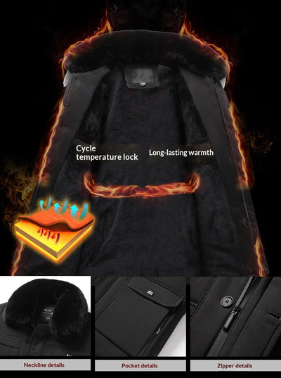 Chaqueta de Lana de Cordero para Hombre Maduro - Image 22