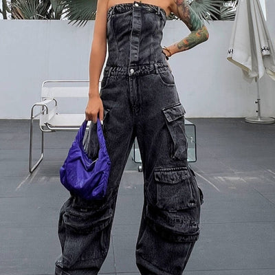 Pantalones Ajustados con Cintura Fruncida - Silueta Hot Girl