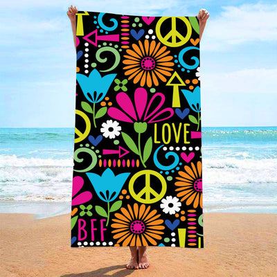 Toalla de Playa Estampada - Diseño Vacaciones Junto al Mar - Image 19