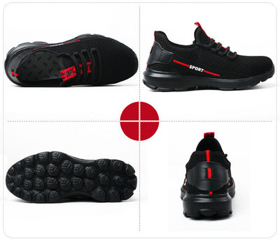 Zapatos de Seguridad Livianos con Tejido Transpirable y Protección Antimachaque - Image 4