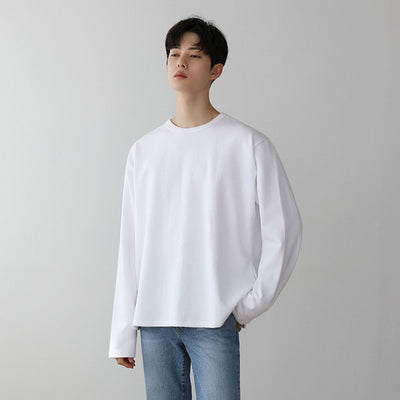 Playera Manga Larga Hombre Fit Casual Ligera
