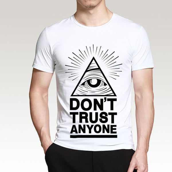 Playera Hombre Estampado Moderno Manga Corta