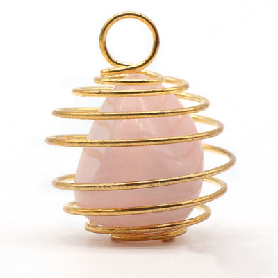 Ágata de Cristal Natural con Enrollado de Cobre - Image 14