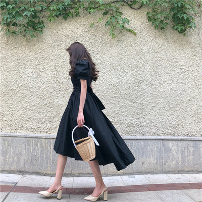 Falda Corta Estilo Palacio Retro con Mangas Abullonadas - Colección Primavera Verano - Image 4