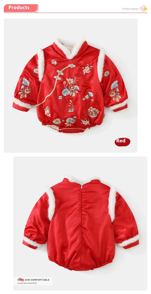 Mameluco Triangular de Invierno para Bebé Niña - Image 14