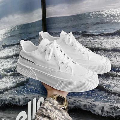 Zapatillas de Lona Transpirables con Plataforma Baja para Hombre - Image 3