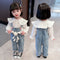 Overol Denim de Manga Larga para Niñas - Colección Otoño