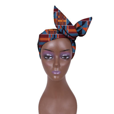 Cinta para la Cabeza Ankara Ajustable - Tela Batik Conmemorativa - Image 54
