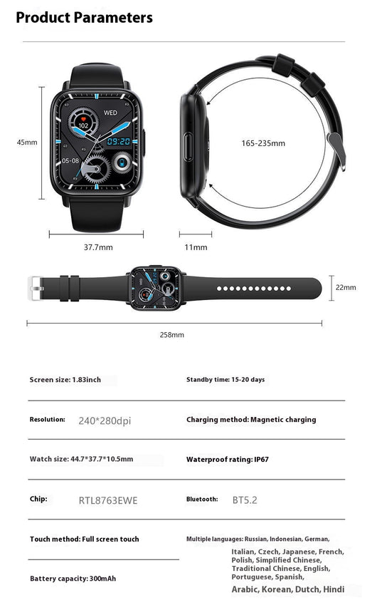 Reloj Inteligente Multifunción con Monitor de Salud Integral - Image 8