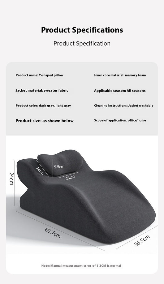 Almohada de Espuma Viscoelástica para Elevación de Piernas y Descompresión - Image 22