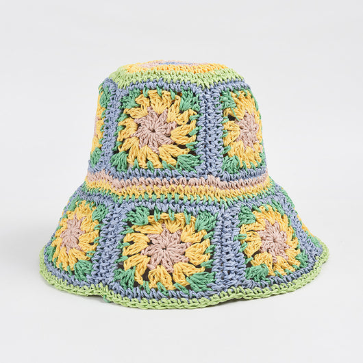 Sombrero Femenino Tejido a Mano en Papiro - Plegable para el Sol - Image 11