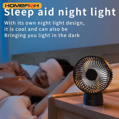Ventilador Portátil Automático para Cochecito de Bebé con Luz LED - Image 3
