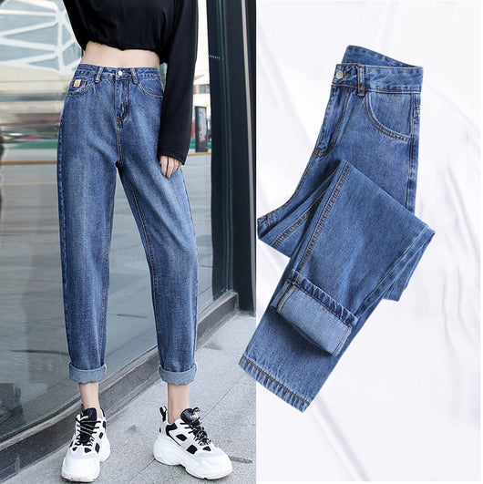 Jeans Rectos Talle Alto Mujer - Corte Slim y Holgado - Image 2