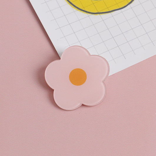 Broche Floral Acrílico para Mochilas Escolares - Image 13