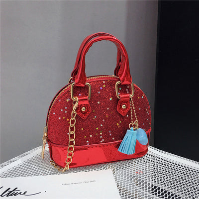 Bolso Mini Tipo Concha con Lentejuelas Brillantes - Image 3