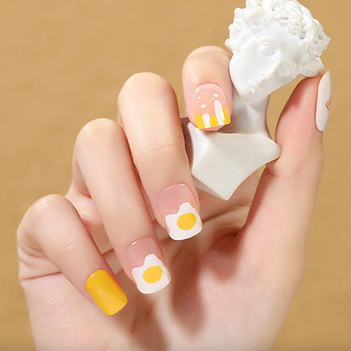 Uñas Postizas Almendradas Mate Brillante - Diseño Simple - Image 26