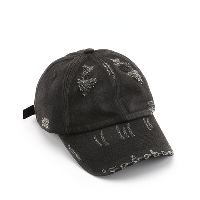 Gorra de Béisbol Desgastada con Detalles Perforados - Estilo Urbano Personalizado - Image 12