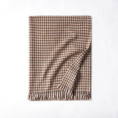 Bufanda Gruesa Estampado Cuadros Diamante para Mujer - Image 11