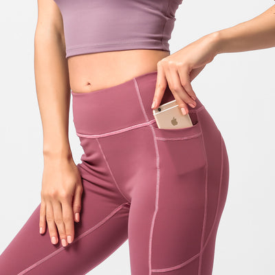 Pantalones Deportivos de Cintura Alta con Levantacaderas y Bolsillos - Image 7