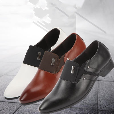 Zapatos de Cuero para Hombre con Punta Afilada - Estilo Casual Elegante
