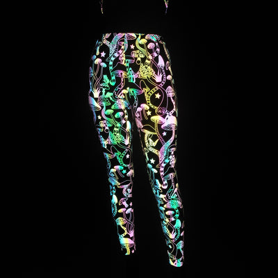 Pantalones Yoga Reflectantes Ajustados para Fitness Mujer - Image 14